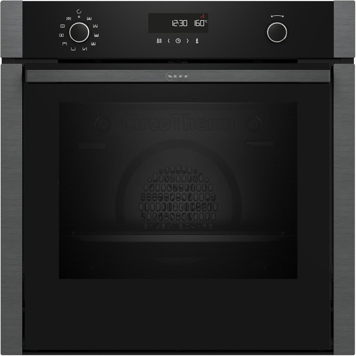 Neff B6ACH7AG3 Backofen, mit Selbstreinigung, Graugraphit
