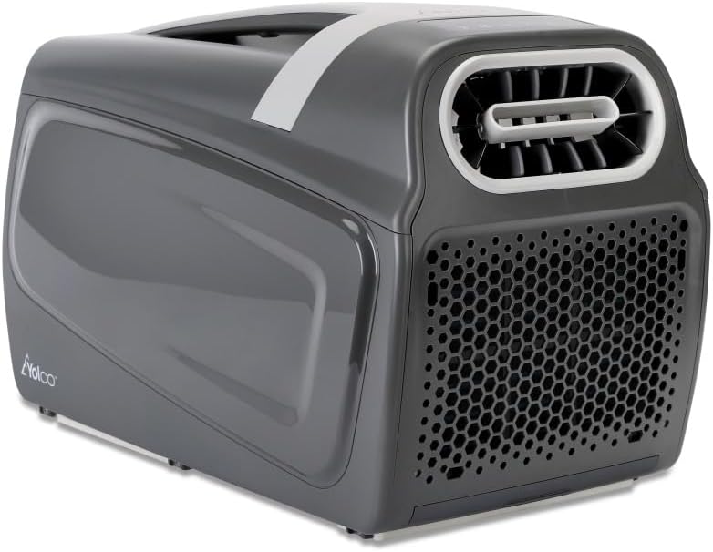Yolco TC390 Klimaanlage, mit App-Steuerung, mit Fernbedienung, für Camping, Grau