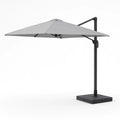 Sonnenschirm Aluminium Grau Polyester 300x300 cm