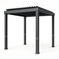 Aluminium Pavillon 300x300 cm Anthrazit