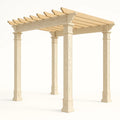 Holzpergola mit Verzierungen 300x300x250cm