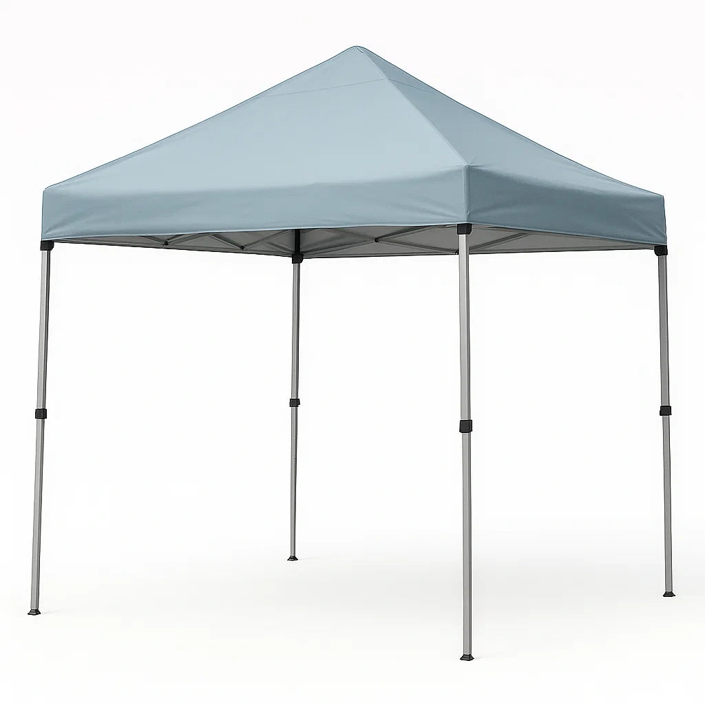 Faltbarer Aluminium-Gartenpavillon 3x3m Polyester Grau