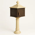 Briefkasten Aluminium Bronze Beige 120 cm