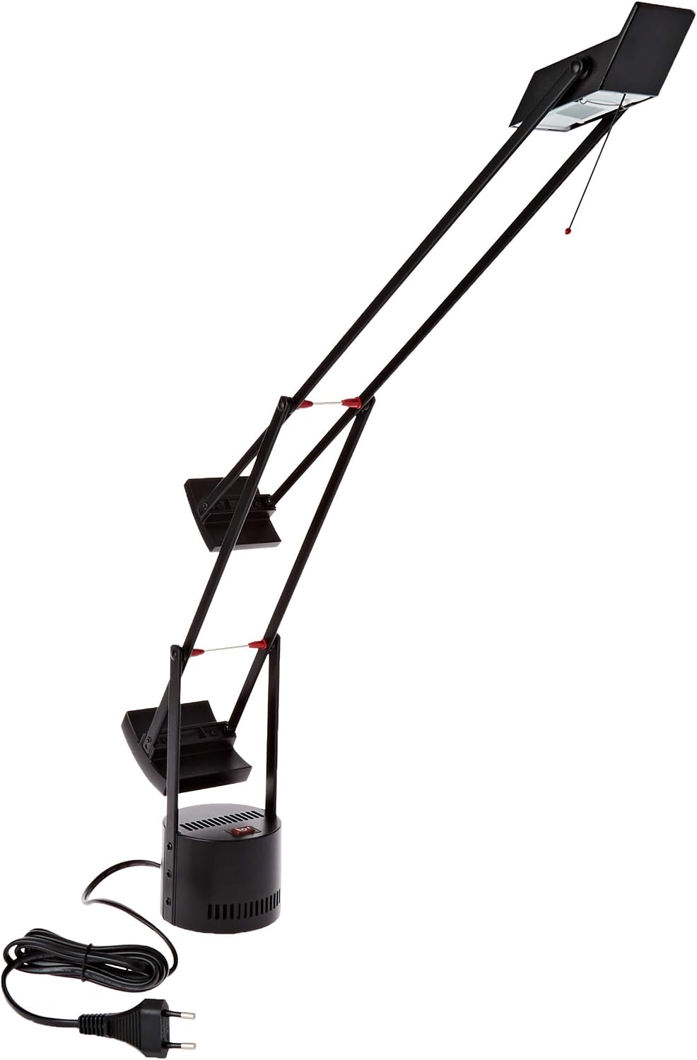 Tischlampen A003100, 220V-240V, mit LED, aus Aluminium, Schwarz, Artemide Tolomeo Tischleuchte