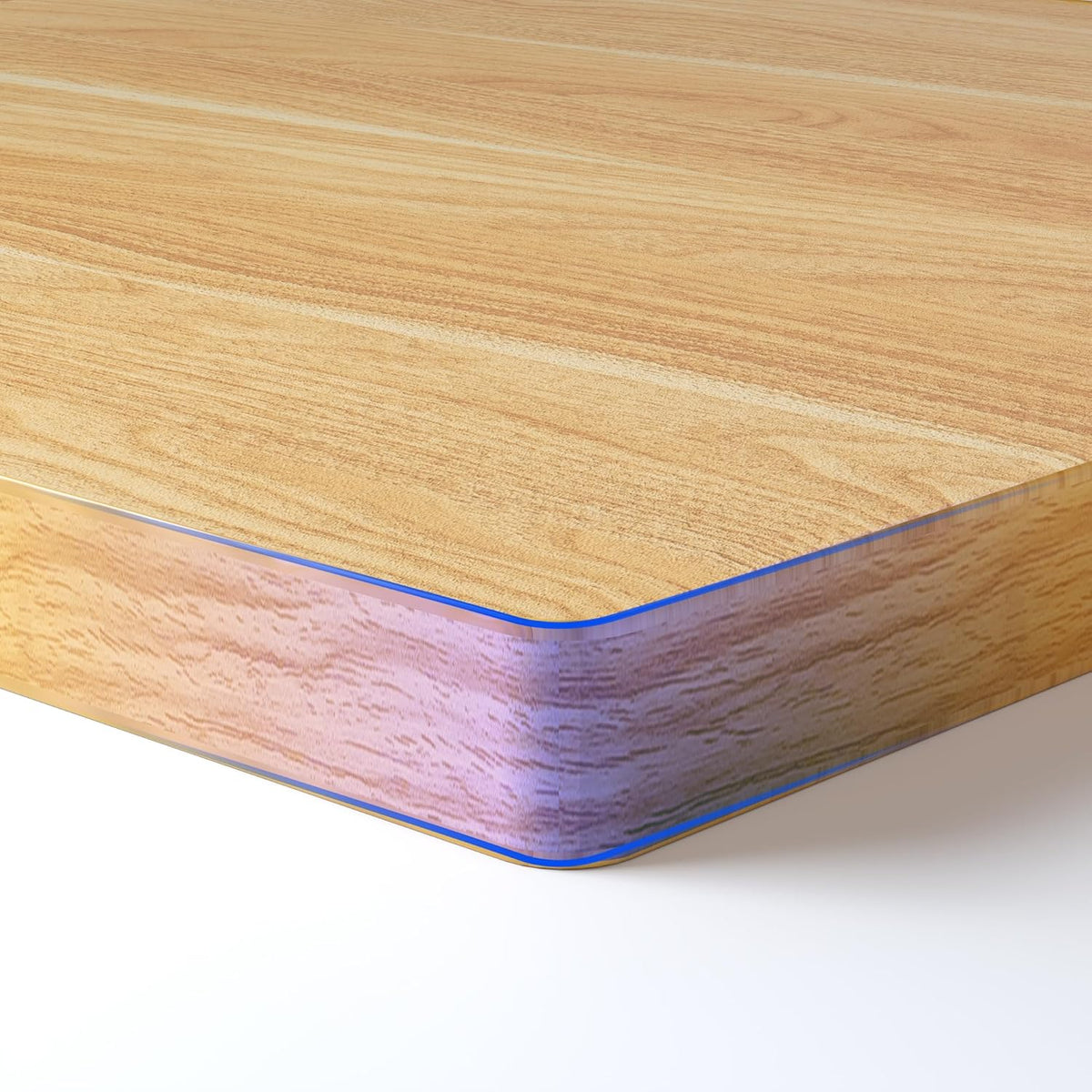 Schreibtische Tischplatte 200x80 cm, 200 × 80 cm, 25 mm, höhenverstellbar, für das Büro, Ahorn, FLEXISPOT
