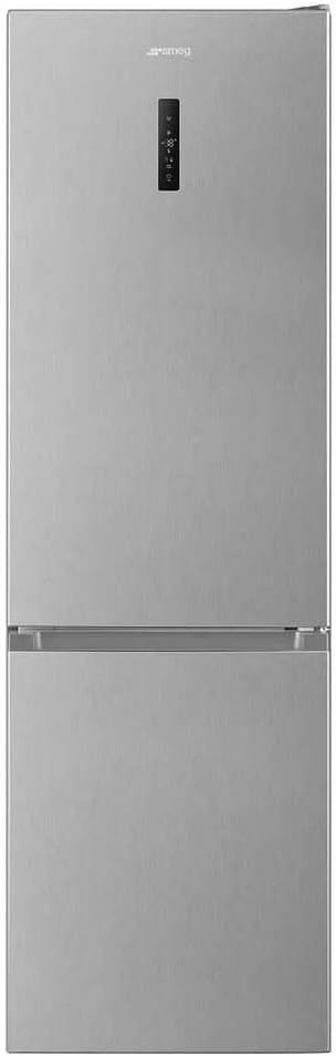 Smeg fab30 Kühl-Gefrierkombination RC18XDNC Kühl-Gefrier-Kombination, 300 L, Silber, aus Edelstahl und Stahl