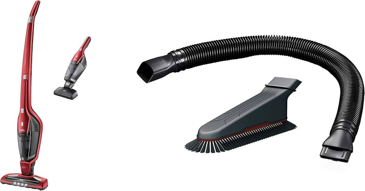 AEG CX7-2-45AN Staubsauger, mit LED, mit Selbstreinigung, Rot/Schwarz