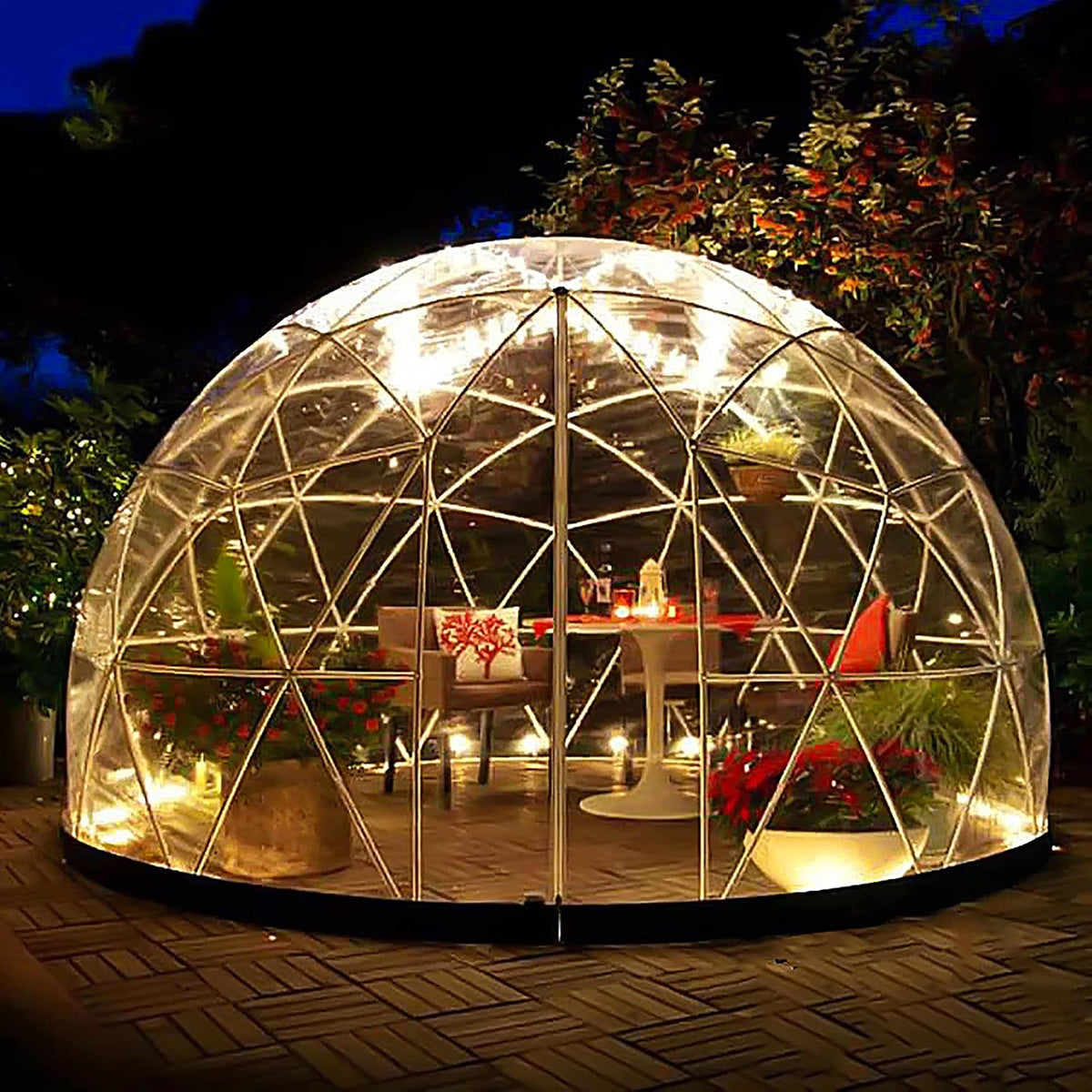 Gewächshaus, wasserabweisend, für den Garten, Transparent