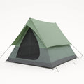 Campingzelt 2-Personen Pyramidenform Grün Polyester 200x200x150 cm
