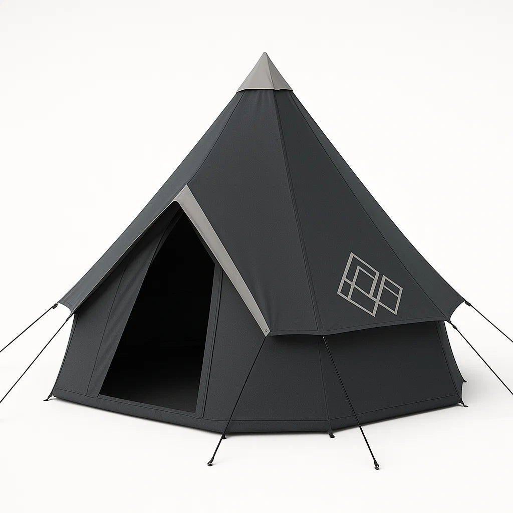 Polyester Tipi Zelt Grau
