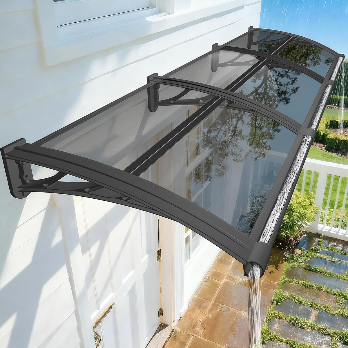 Markisen, 220 cm, UPF50, Grau, NacstarHome