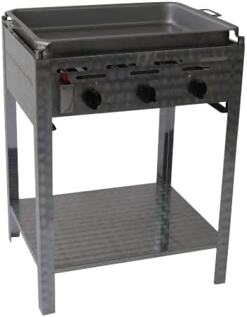 PA Gastrobräter Erdgasgrills, Silber