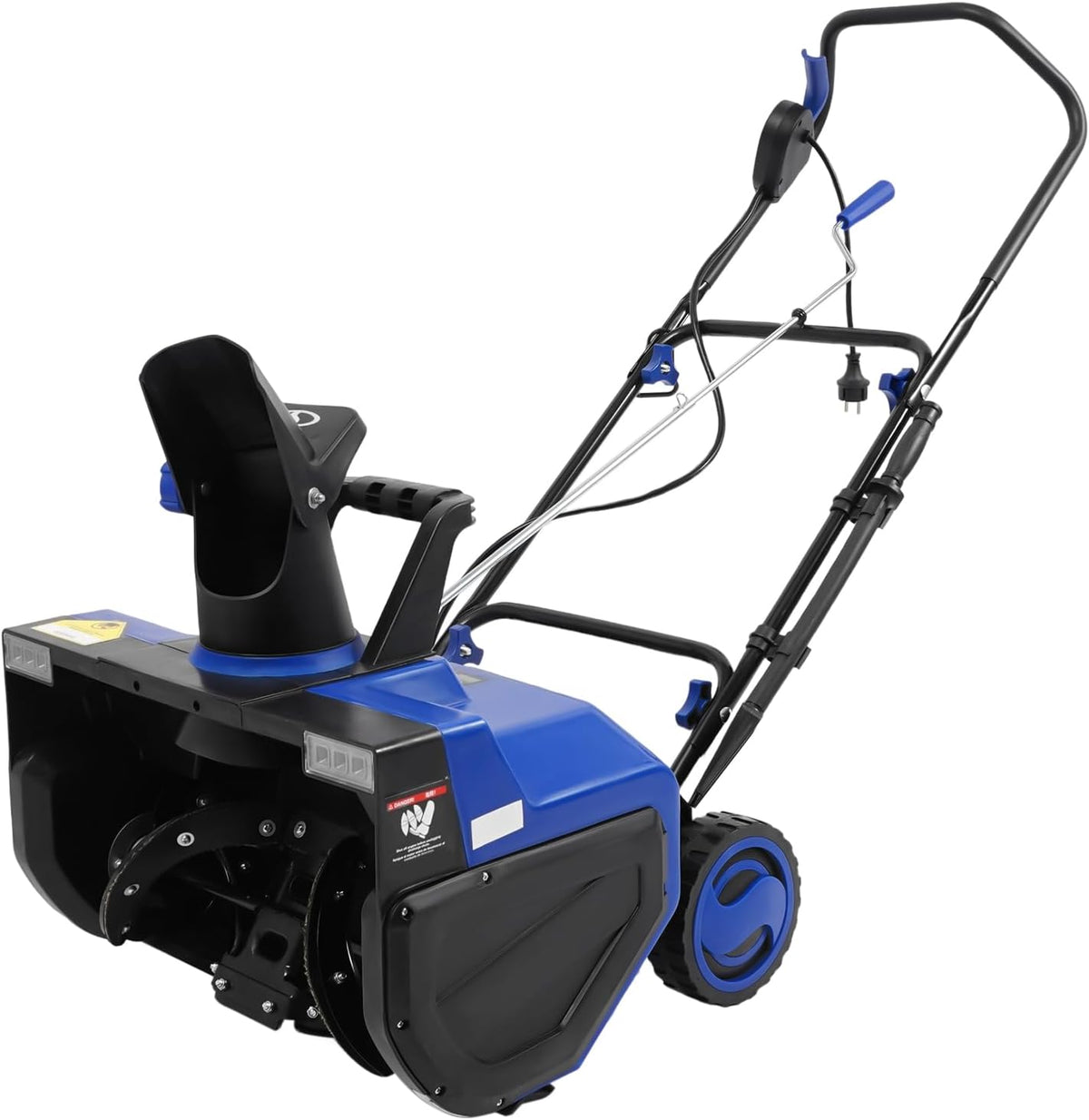 Schneefräsen, 2400 W, 56 cm, verstellbar, mit LED, Blau/Schwarz, Kazafa