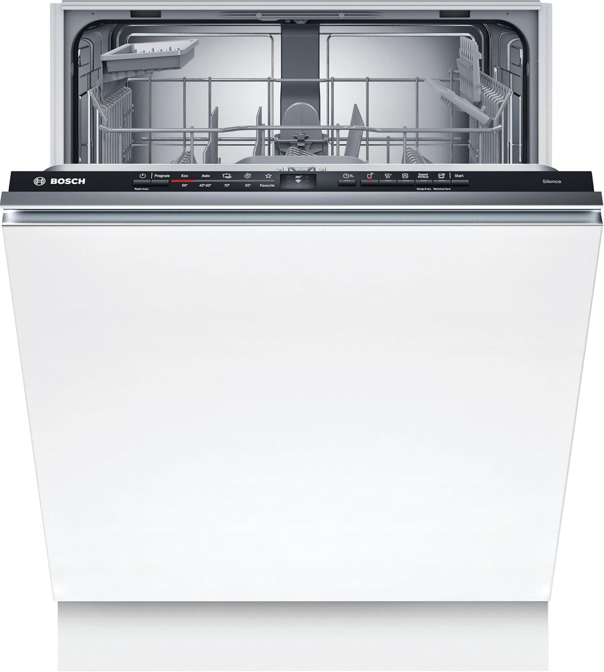 BAUKNECHT SBV2ITX09E Geschirrspüler, 60 cm, Weiß, klappbar, höhenverstellbar