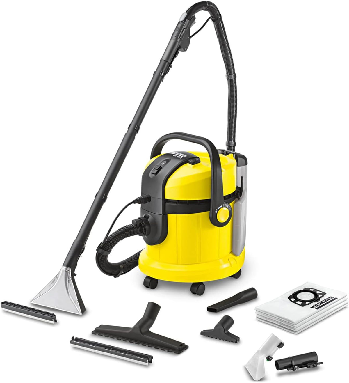 Karcher Nass- und Trockensauger, aus Stoff, Gelb/Schwarz