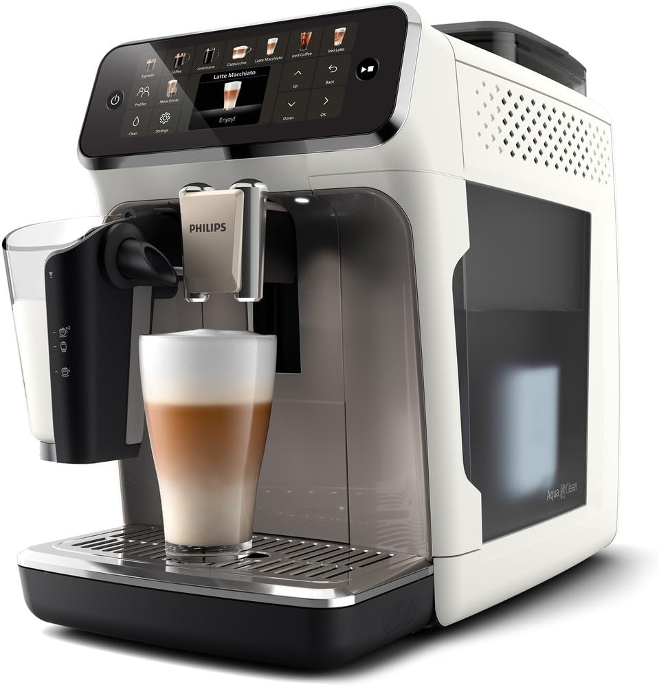 Philips EP5545/70 Kaffeemaschine, 1.8 l, 15 bar, Weiß/Schwarz
