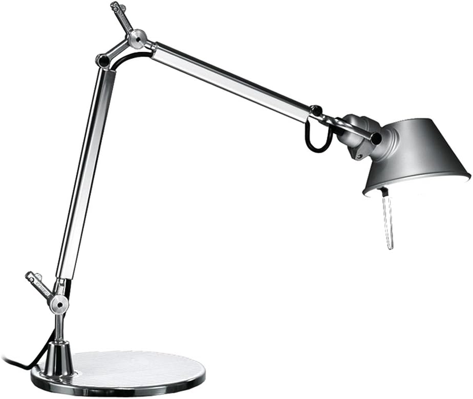 Tischlampen, 73 cm, mit LED, aus Aluminium, Silber, Artemide Tolomeo Tischleuchte