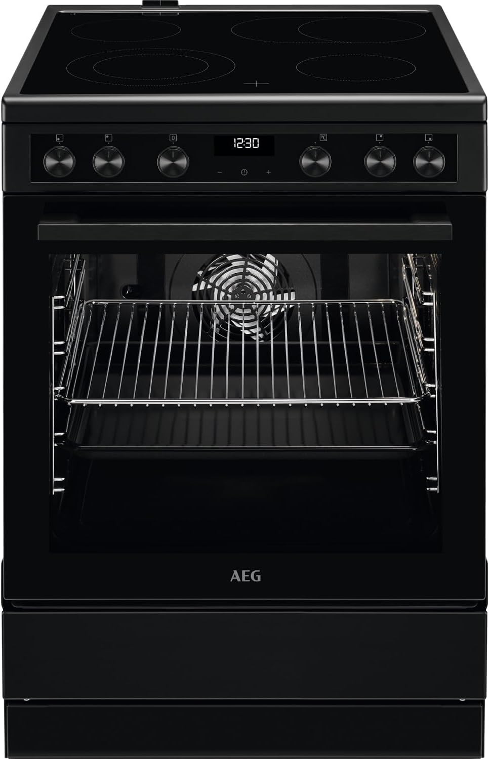 Gorenje CCB6446BBB Kochfeld, 60 cm, Schwarz, mit LED, mit Timer, aus Glas und Keramik
