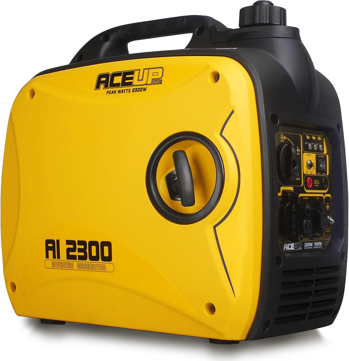 Aceup Energy Stromerzeuger, 230 V, 12 V, 19,8 kg, mit USB, Gelb/Schwarz