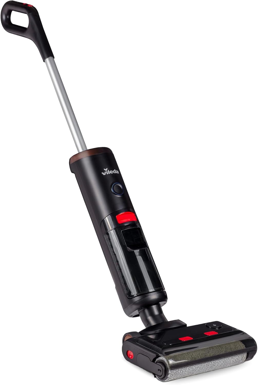 Vileda S5 PLUS Nass- und Trockensauger, mit LED, kabellos, Schwarz/Silber