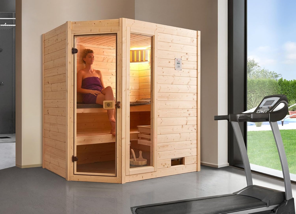 Weka Sauna, aus Massivholz