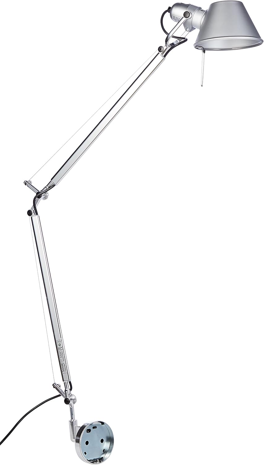 Artemide Tolomeo Tischleuchte Wandleuchten, 67 cm, 1.94Kg, aus Aluminium, Silber