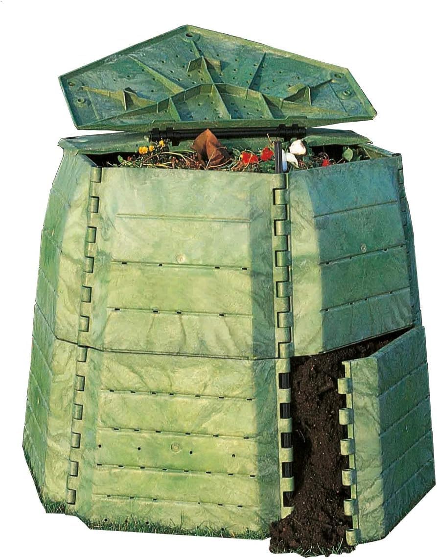 Container Trading Komposte, aus Kunststoff und Stoff, für den Garten und die Küche, Grün