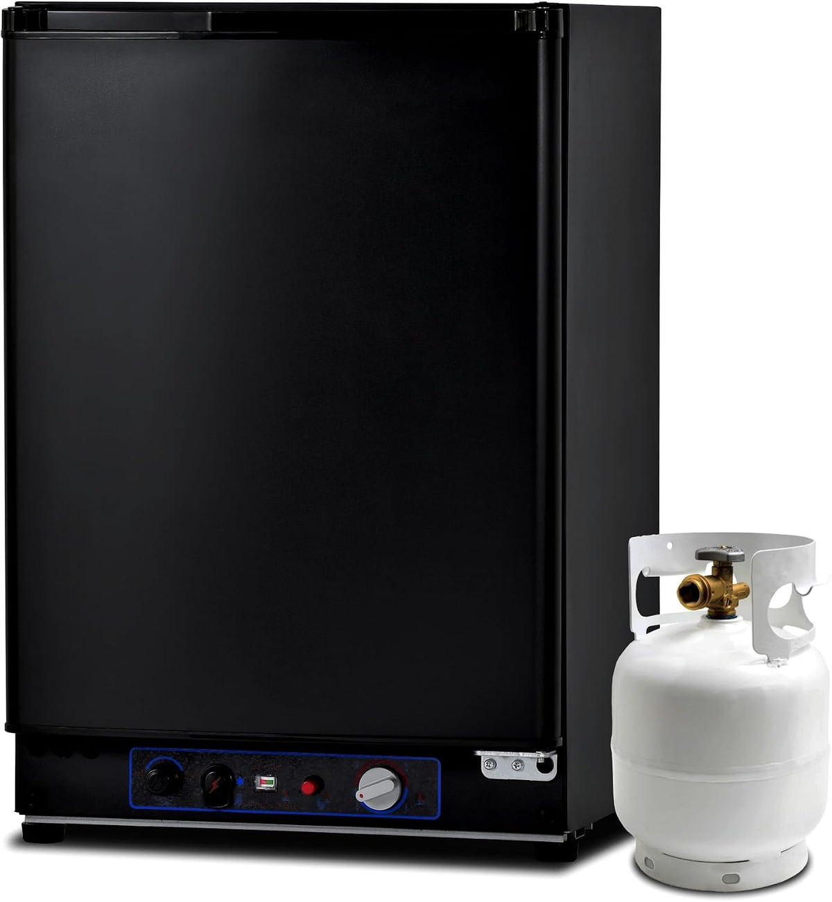 Kühlschrank 60L, 12 v, 230 v, höhenverstellbar, für Camping, Schwarz, Smad
