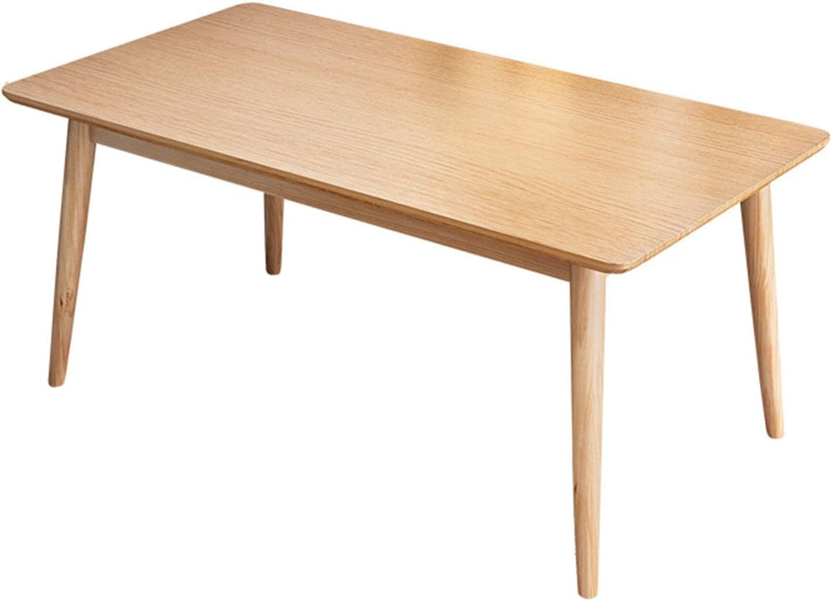 Essgruppe, 120 × 70 × 75 cm, aus Massivholz, für das Wohnzimmer und die Küche, Naturholz