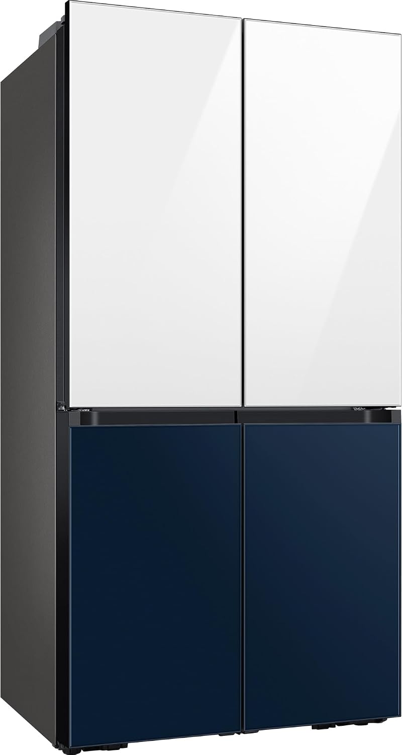 Samsung RF65A96768A/EG Kühl-Gefrier-Kombination, 647 l, 183 cm, NoFrost, Weiß/Marineblau