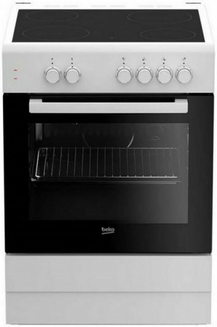 Beko FSS67000GW Backöfen, 71,1 l, 60 cm, aus Keramik, Weiß/Schwarz