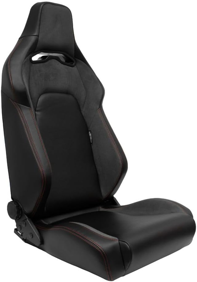 Sitze Sportsitze 'VGR', verstellbar, aus Kunstleder und Leder, Schwarz/Dunkelgrau/Rot, AUTO-STYLE