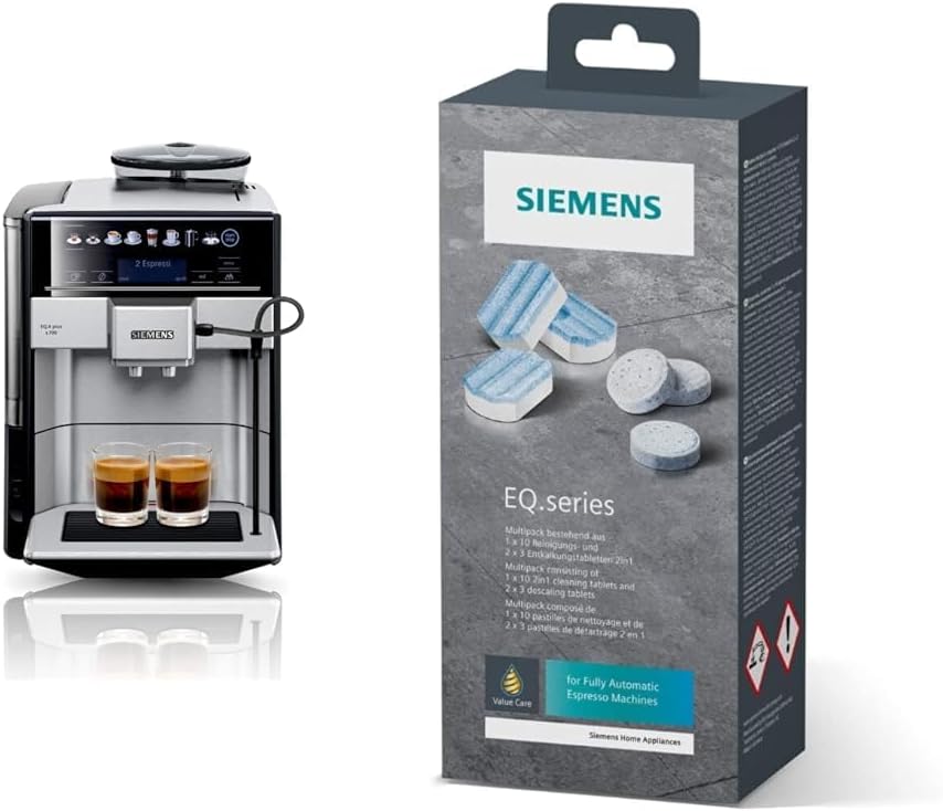 Siemens EQ.6 PLUS Kaffeevollautomat, 2,2 g, Silber/Schwarz