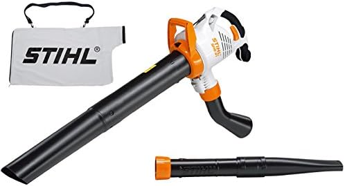 Stihl Elektrosaughäcksler SHE 81 Laubbläser, Schwarz/Weiß/Orange