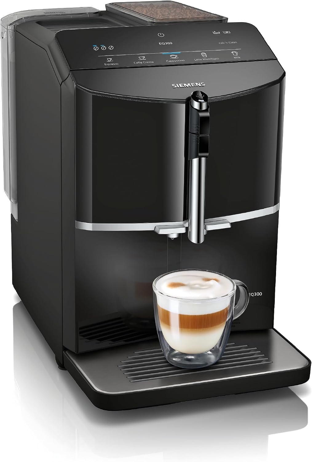 Siemens EQ300 Kaffeevollautomat, Schwarz
