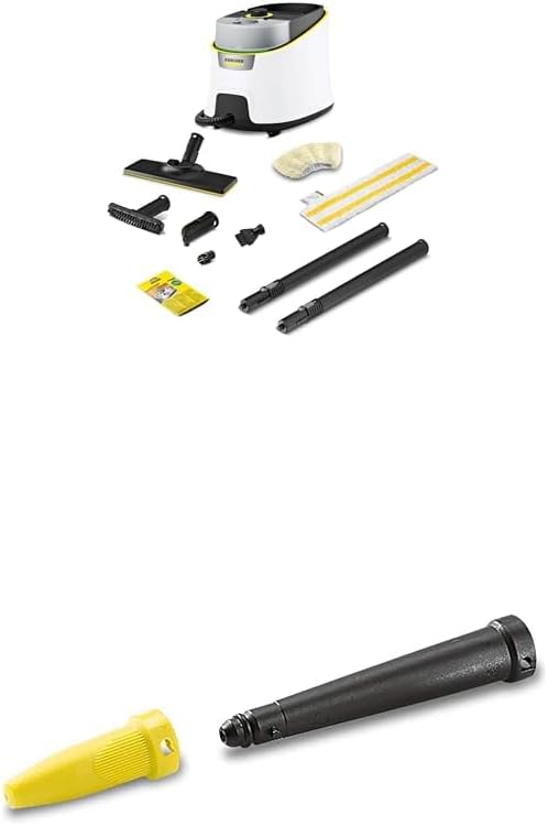 Karcher Dampfreiniger, 4 bar, Weiß/Schwarz/Gelb