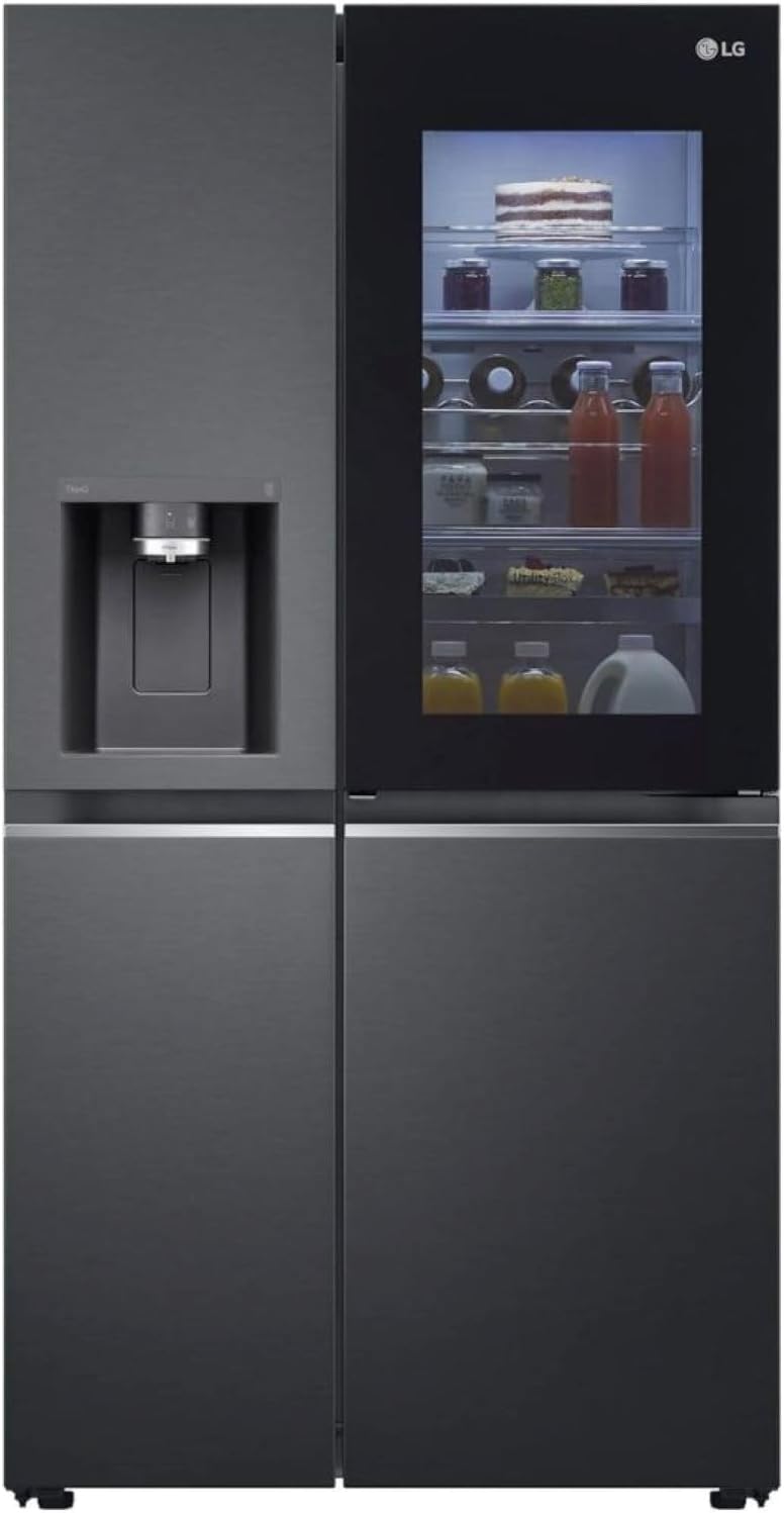 LG GSXV90MCDE Gerätehaus, NoFrost, Schwarz