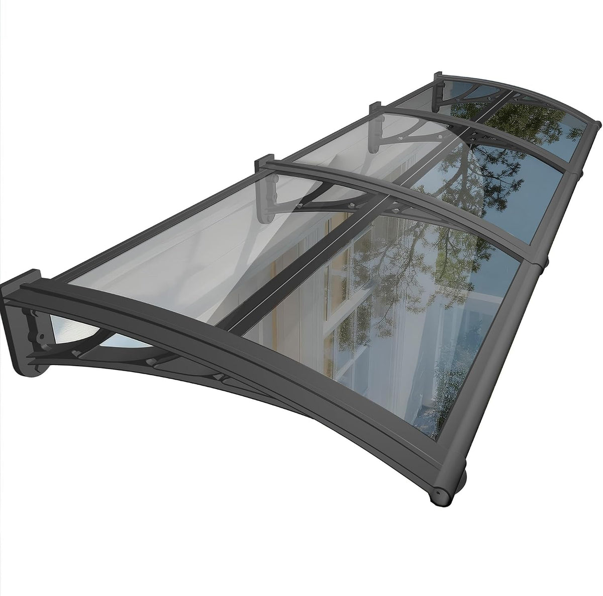 Pavillion, 220 cm, UPF 50, Grau/Transparent, NacstarHome