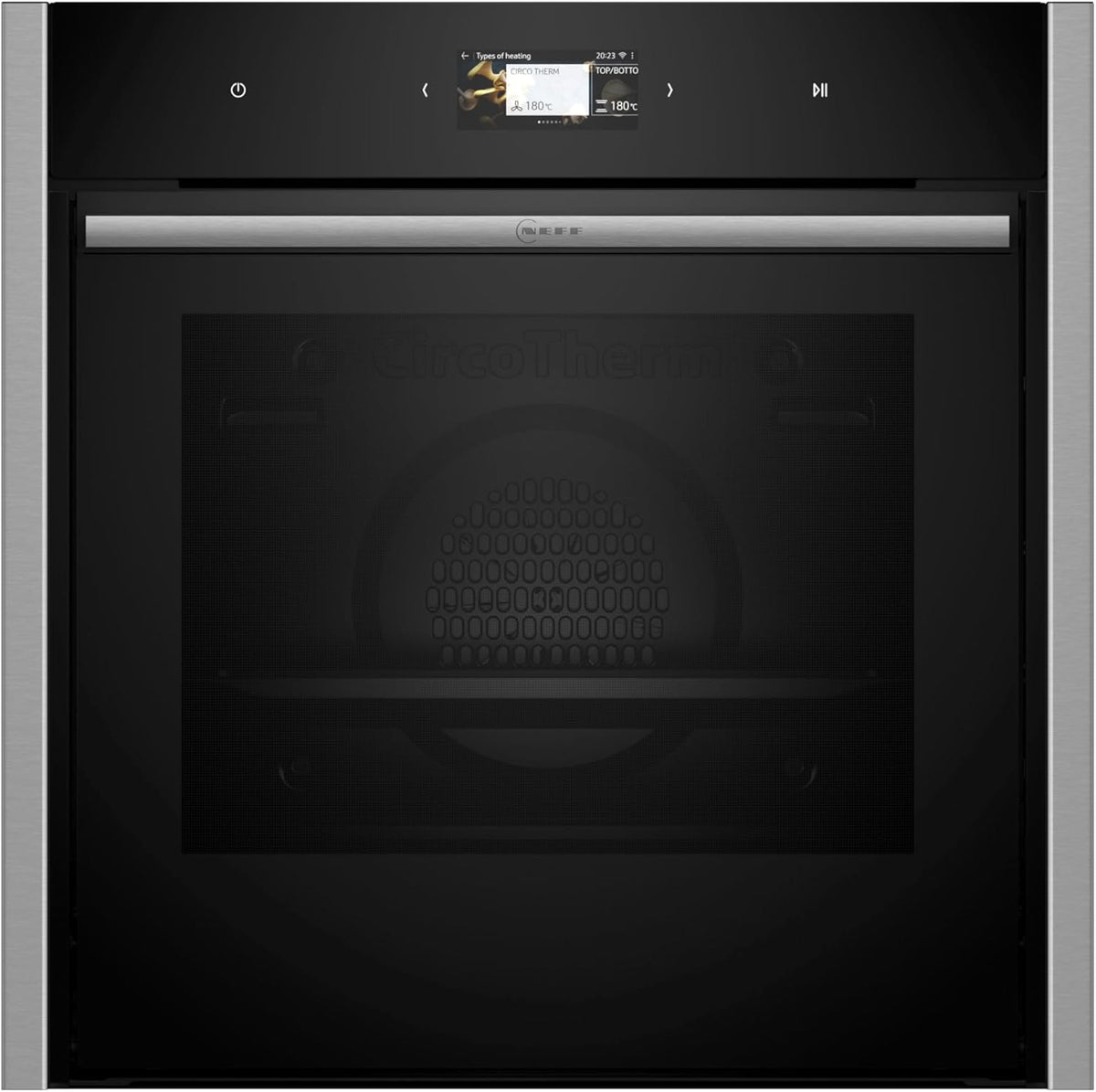Neff B64CS71N0 Backofen, 60 × 60 cm, Schwarz/Silber