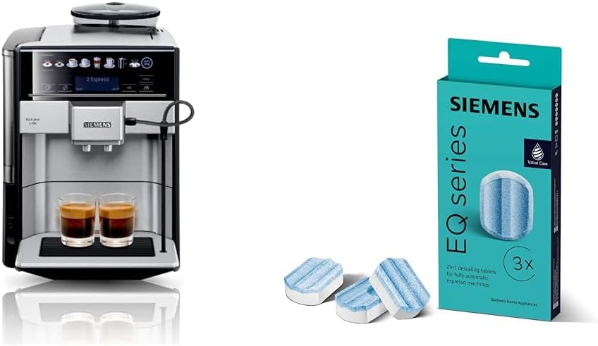 Siemens EQ.6 PLUS Kaffeevollautomat, Silber/Schwarz