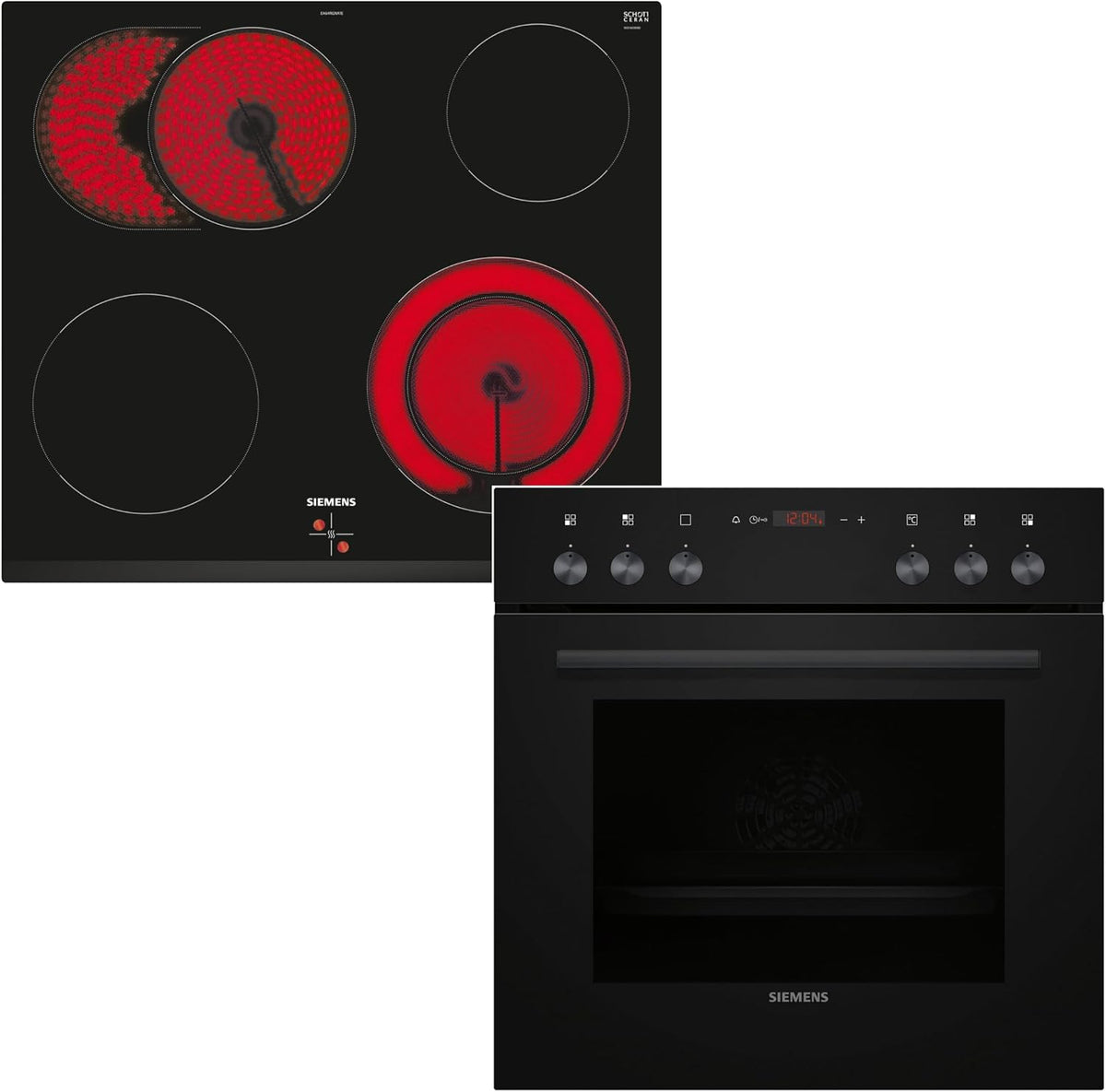 Siemens EQ110KAVB Kochfeld, 60 cm, Schwarz