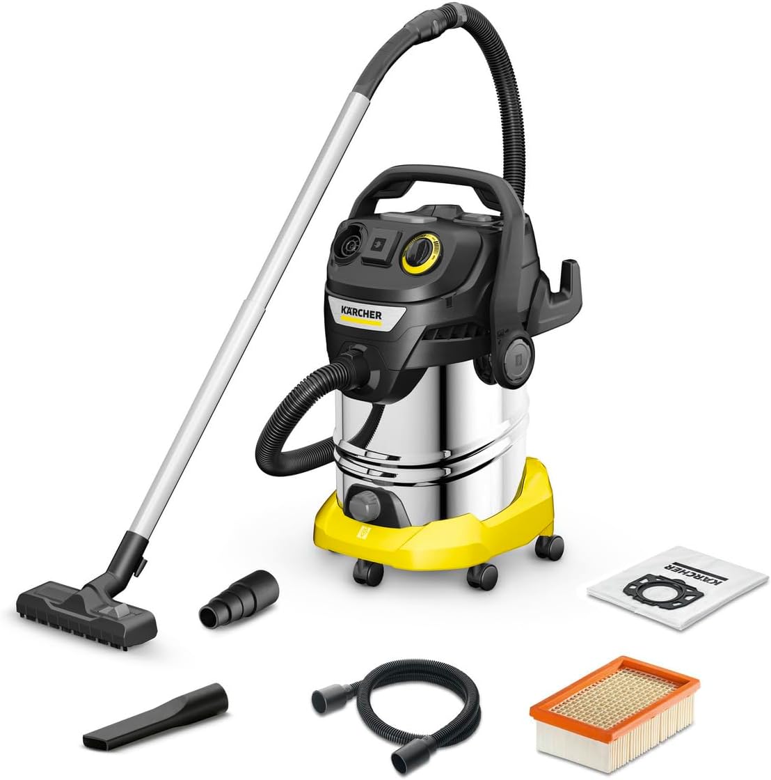 Karcher V-30/8 Produkt, Schwarz/Silber/Gelb