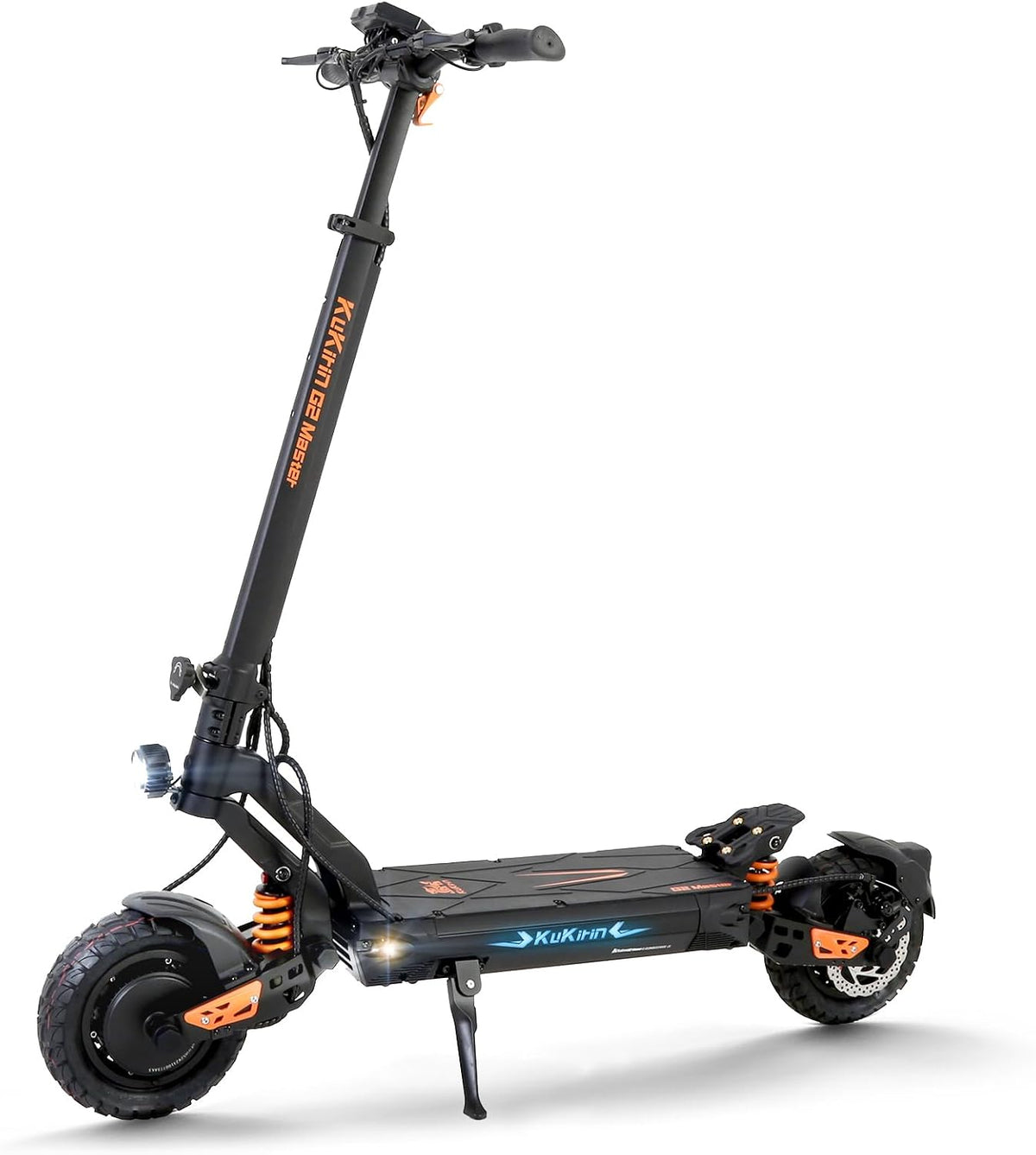 Kukirin G2 Elektroscooter, 120 KG, klappbar, bürstenlos, Schwarz/Orange