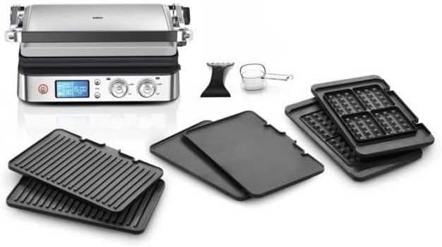 Braun Elektrische Tischgrills, verstellbar, Silber/Schwarz