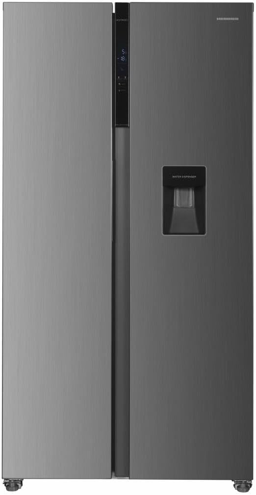 Kühlschrank H439NFXWDE, 439 L, verstellbar, mit LED, Anthrazit, HEINNER