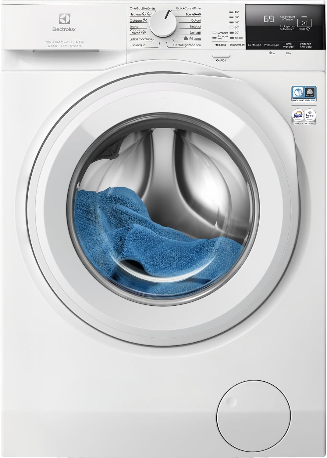 Electrolux ew7w285w Waschmaschine, 1400 rpm, Weiß