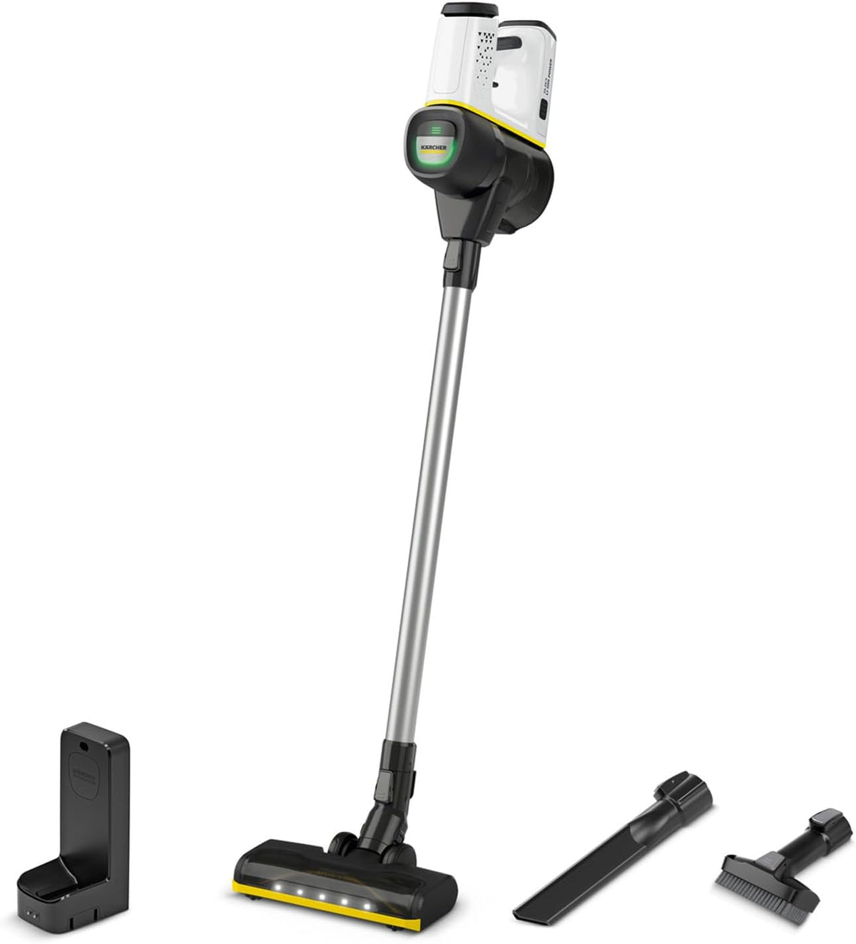 Karcher Staubsauger, 25,2 V, 2,8 kg, mit LED, Weiß/Schwarz/Silber