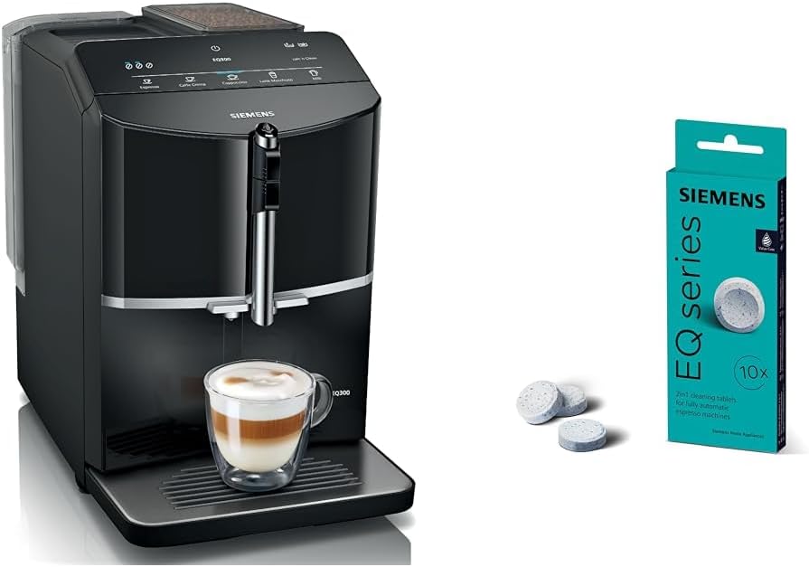 Siemens EQ300 Kaffeevollautomat, Schwarz