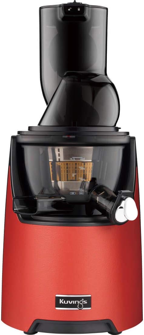 kuvings EVO820 Entsafter, mit USB, Dunkelrot