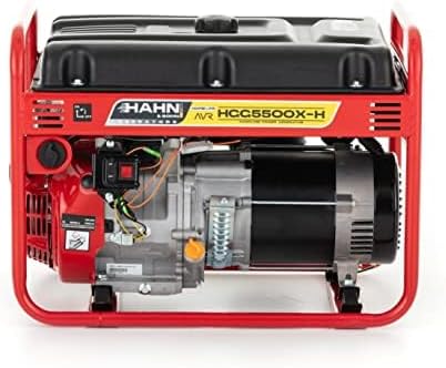HAHN & SOHN Stromerzeuger, 18 L, 5 kW, 96 dB, Rot/Schwarz